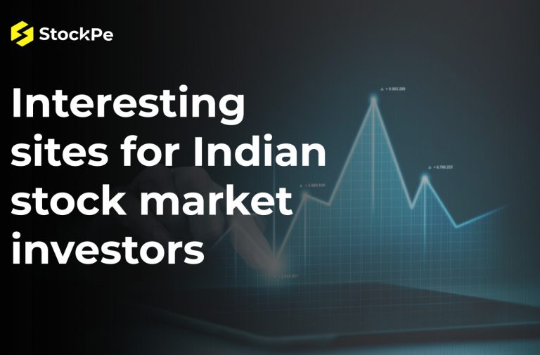 Some Interesting sites for Indian stock market investors